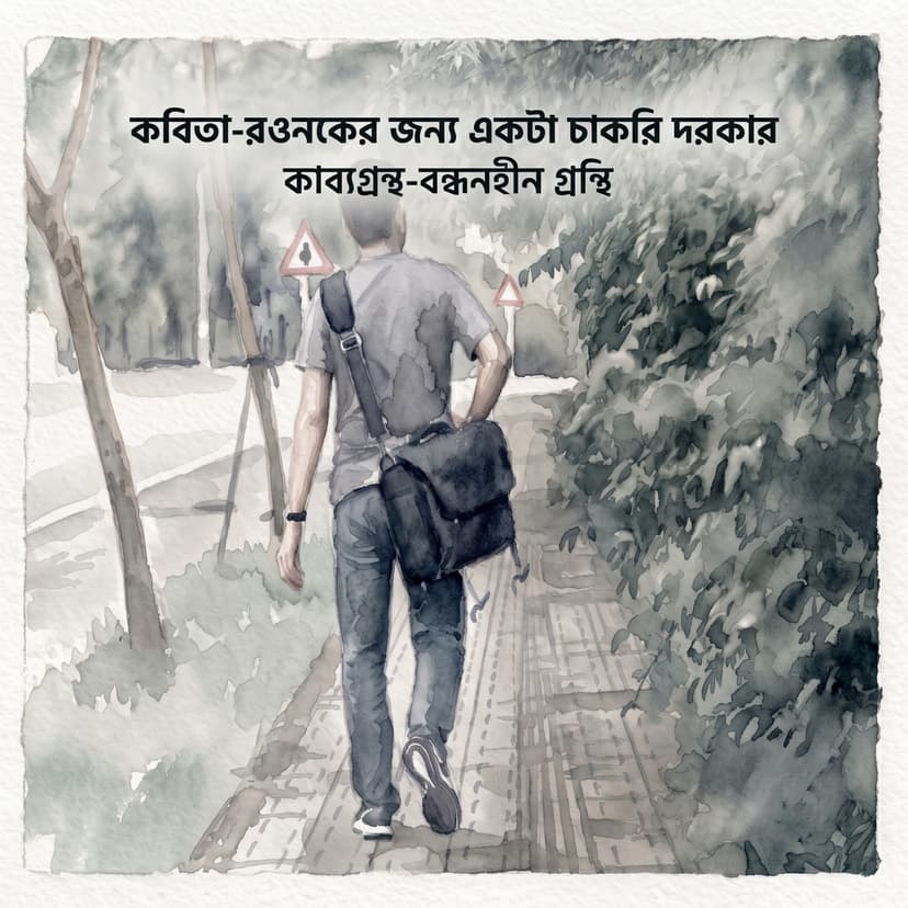 রওনকের জন্য একটা চাকরি দরকার