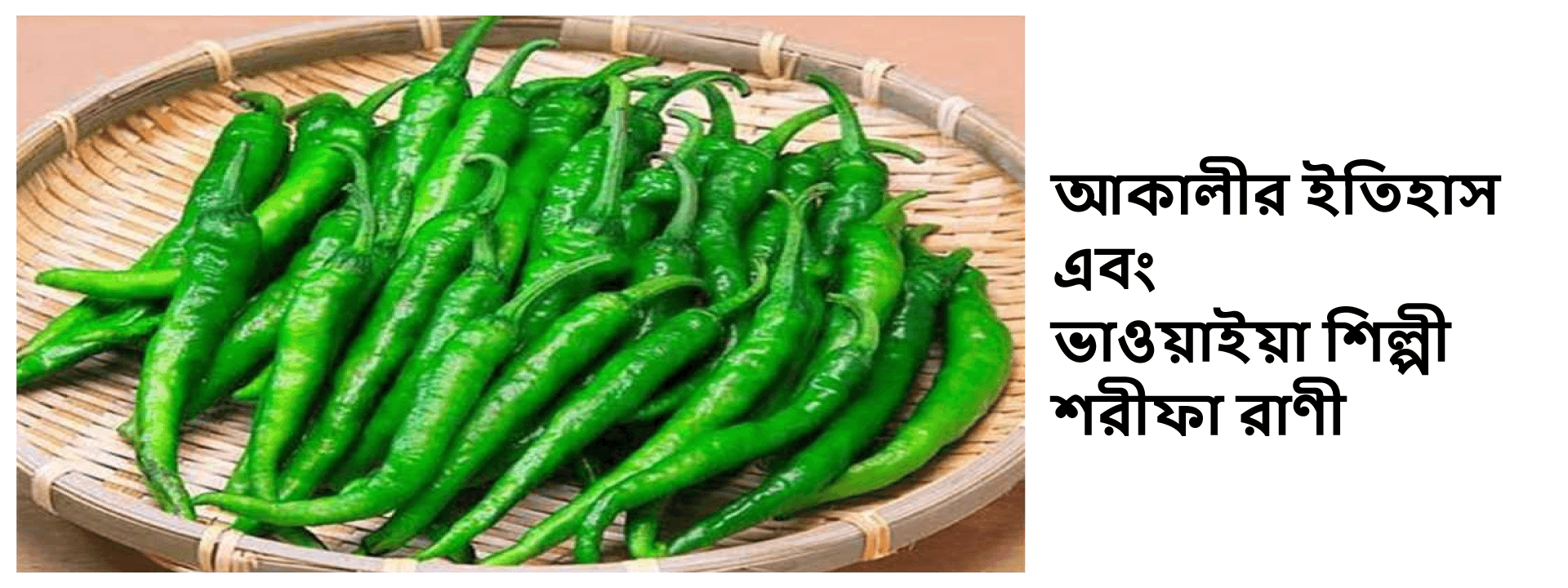 আকালীর ইতিহাস এবং ভাওয়াইয়া শিল্পী শরীফা রাণী