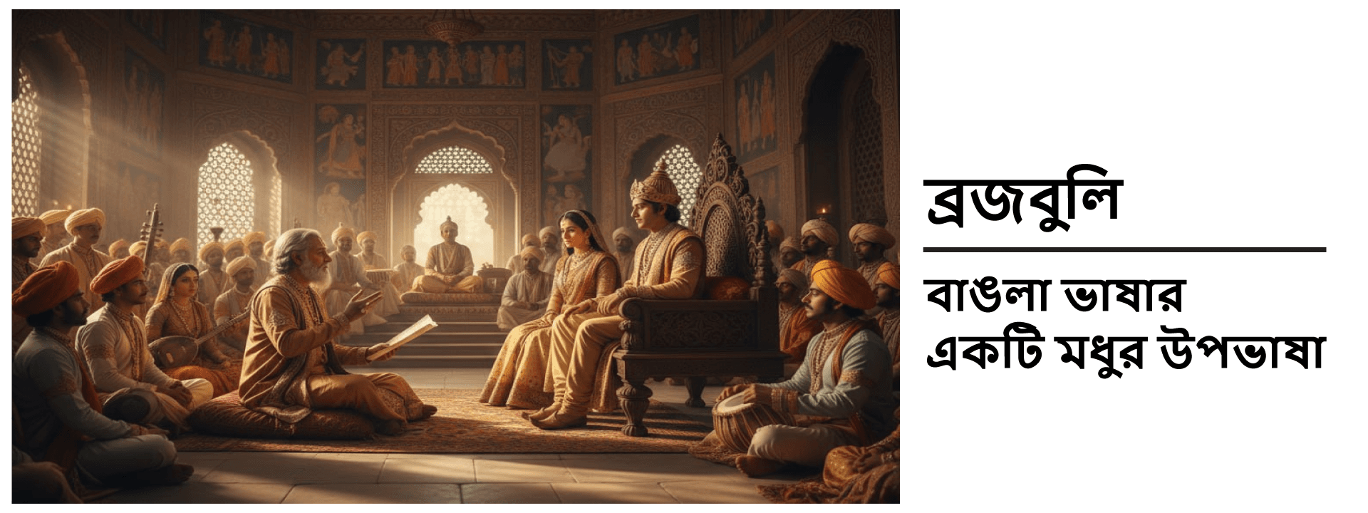 ব্রজবুলিঃ বাঙলা ভাষার একটি মধুর উপভাষা