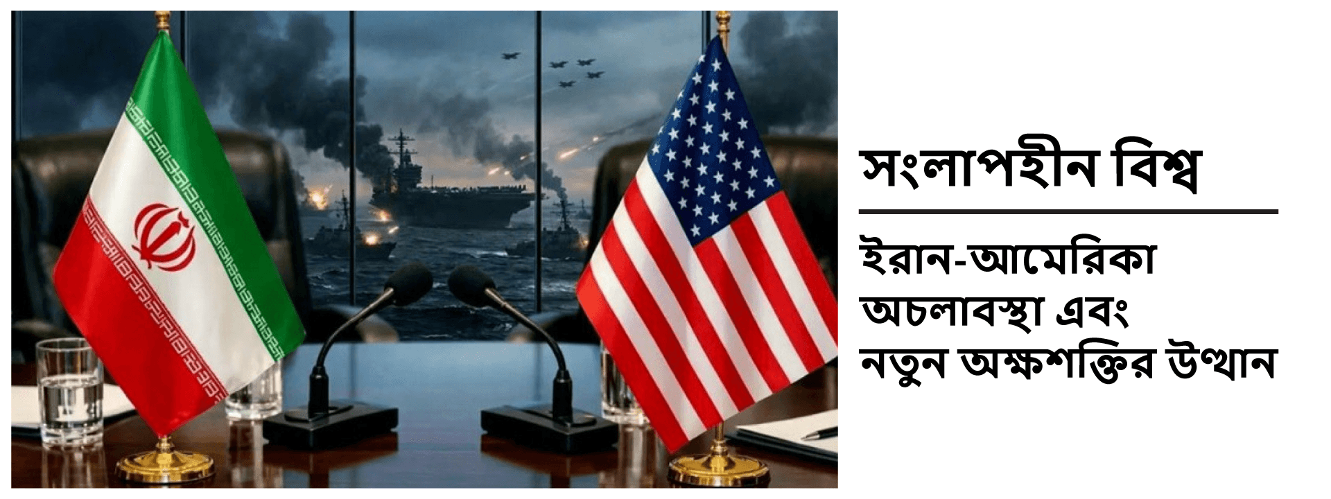 সংলাপহীন বিশ্ব: ইরান-আমেরিকা অচলাবস্থা এবং নতুন অক্ষশক্তির উত্থান