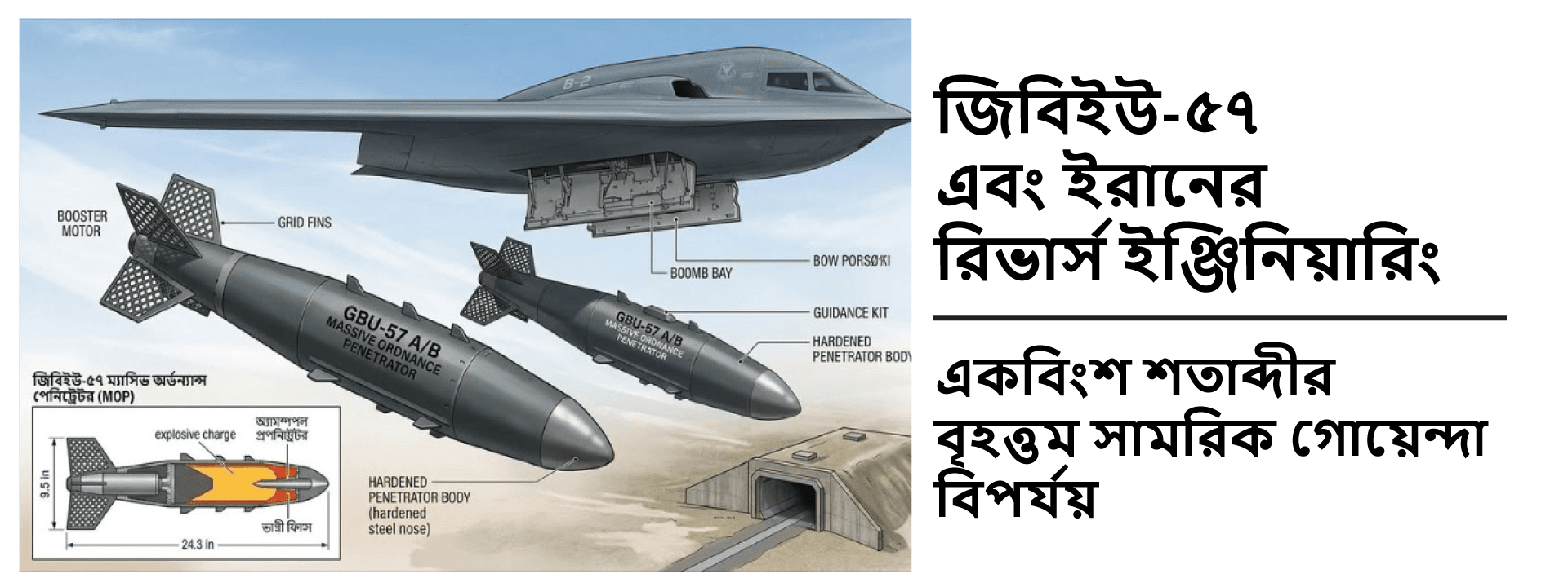 জিবিইউ-৫৭ এবং ইরানের রিভার্স ইঞ্জিনিয়ারিং: একবিংশ শতাব্দীর বৃহত্তম সামরিক গোয়েন্দা বিপর্যয়