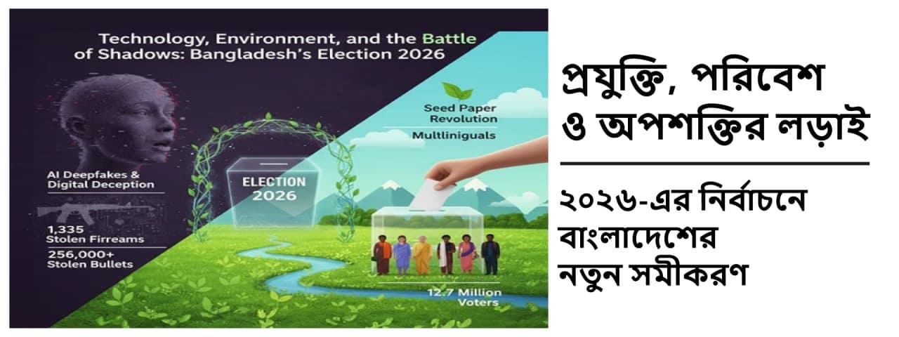 প্রযুক্তি, পরিবেশ ও অপশক্তির লড়াই: ২০২৬-এর নির্বাচনে বাংলাদেশের নতুন সমীকরণ