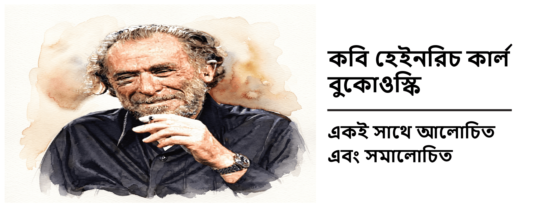 কবি হেইনরিচ কার্ল বুকোওস্কি: একই সাথে আলোচিত এবং সমালোচিত