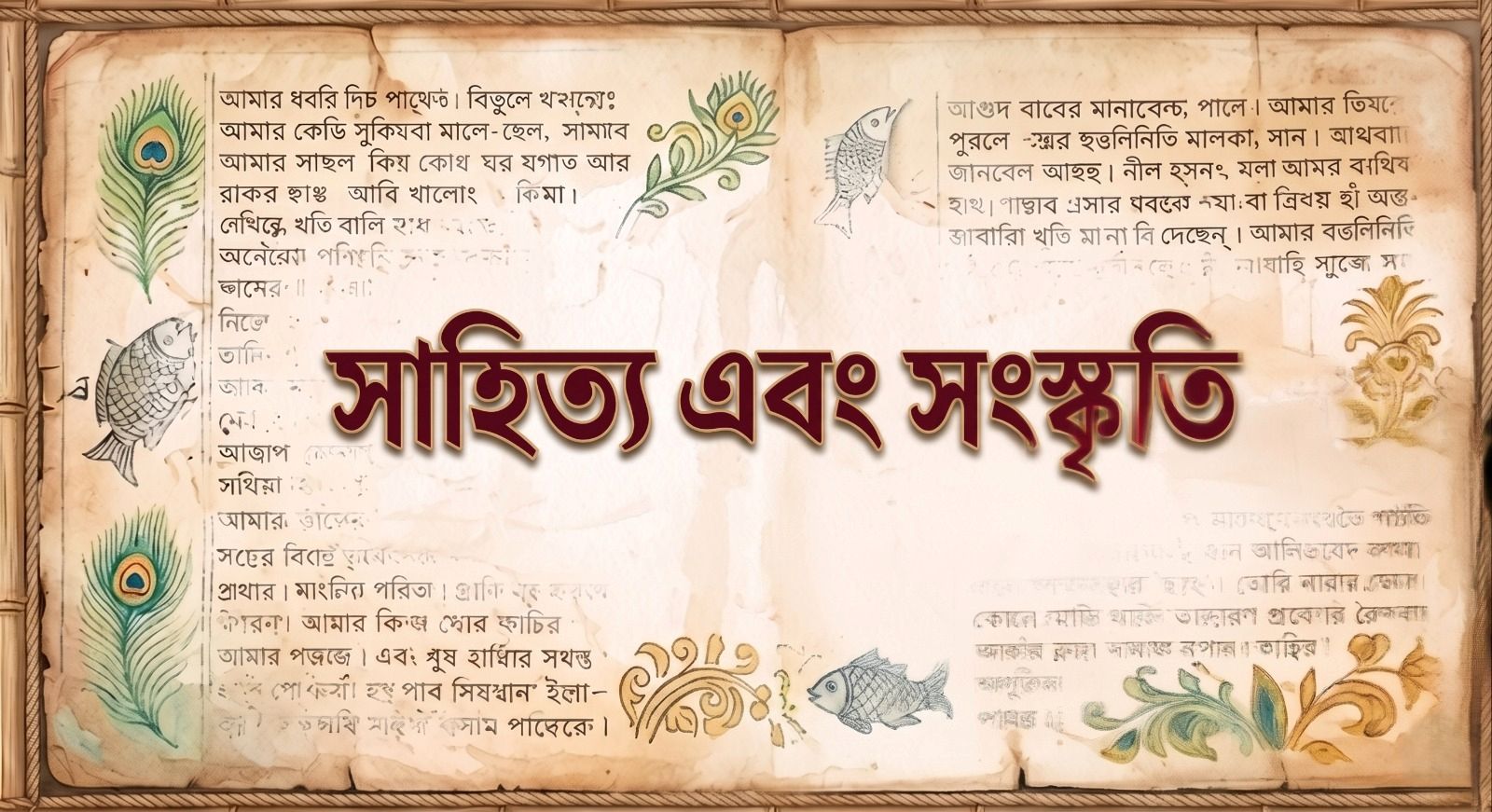 সাহিত্য এবং সংস্কৃতি
